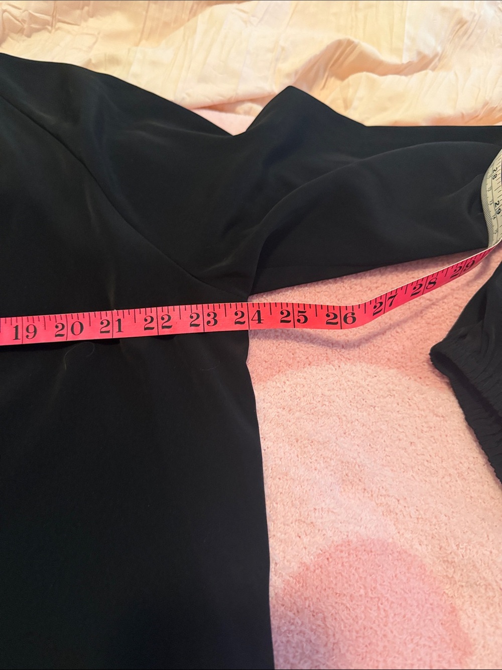 Express Black Button-Front Ruffle Collar Blouse - Picture 6 of 7